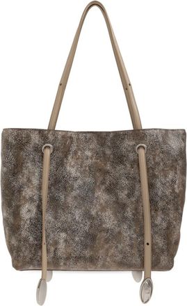 Diesel D-Rop Tote - Dames - Shoppers - Grijs - ONE Size - Leer - Tassen
