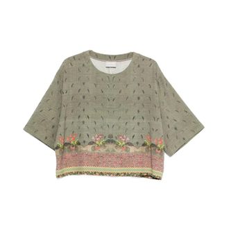 Pierre-Louis Mascia Blouses, female, Green, Size: XS Adanastr