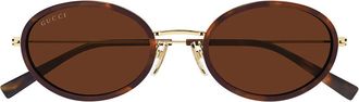 Gucci Sunglasses Gg1980 S 002 Gold/Red Women