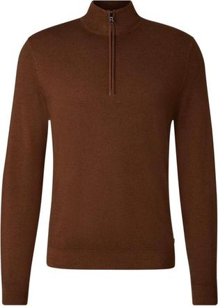 Bogner Trui met col - Heren - Coltruien - Bruin - L - Truien & Vesten