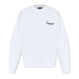 Dsquared2 Uomo, Felpe, Bianco, S, new