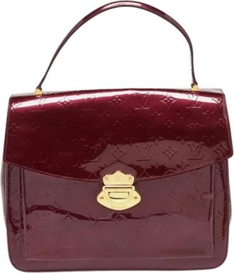 Louis Vuitton Tweedehands leren handtassen - Dames - Vintage Handtas - Rood - ONE Size - Vintage