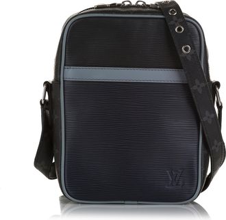 Louis Vuitton Pre-owned Womens Pochette Crossbody Bag - Black Leather - One Size