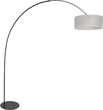 Steinhauer Steinhauer - Anne Lighting - lámpara de pie - Curve - plateado negro - metal