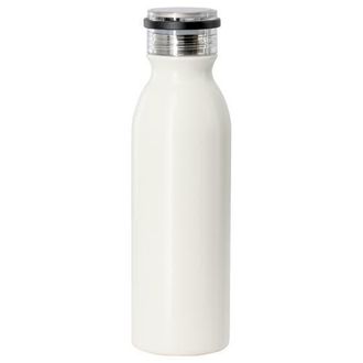 Gibson Home Marina 20oz Stainless Steel Thermal Bottle with Acrylic Lid in White at Nordstrom