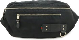 Gucci Black Nylon Canvas Sling Bag (Pre-Owned)