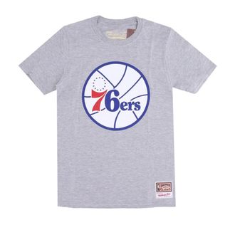 Mitchell & Ness Hombre, Camisetas, Gris, Talla: S