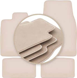 OEM Alfombrillas Premium Beige Para: Audi E-tron Gt Sed&aacute;n 2020