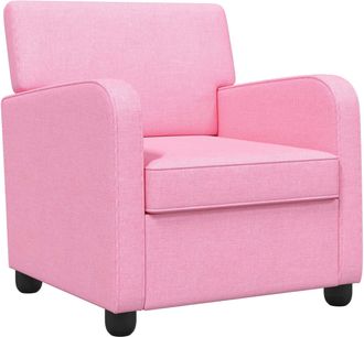 vidaXL Sill&oacute;n Rosa Tela Vidaxl