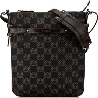Loewe Pre-owned Loewe Anagram Canvas Crossbody Unisex QBHXODQKCX73K1U9