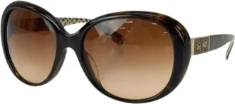 Coach Pre-owned Accessories, female, Brown, Size: ONE SIZE Pre-owned Plastic Sunglasses
