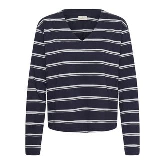Kaffe Maglie a Maniche Lunghe - - Tops - Donna - Blu - XL