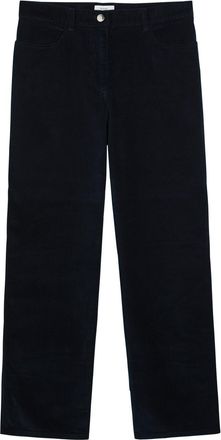 Toteme Straight-leg Corduroy Trousers - Navy - 32 (UK4 / Xxs)