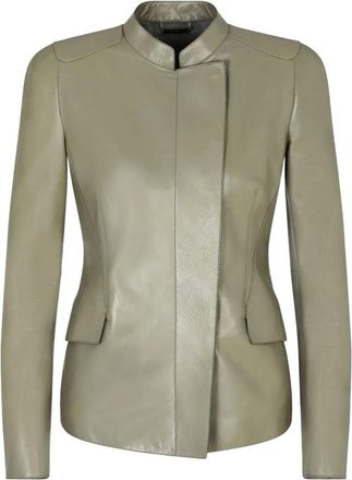 Giorgio Armani Leren jas - Beige