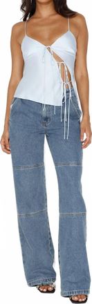 Lioness Mariah Cami Top In Pale Blue