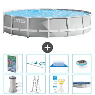 Intex Piscina Prism Frame Redonda - 457x107 Cm - 9-piezas S595