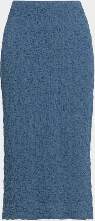 Eileen Fisher Stretch Knit Straight Midi Skirt