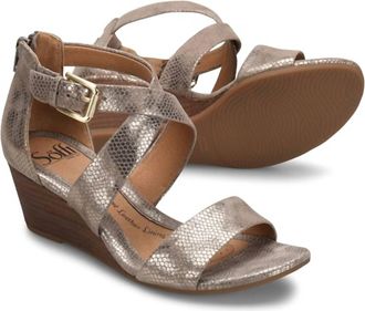 S&ouml;fft Womens Mauldin Sandal In Bistro Taupe
