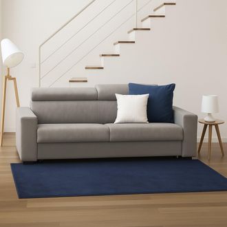 Talamo Italia Talamo Italia Sofa Cama Aiko, Sof&aacute; De 3 Plazas, 100% Made In Italy, Sof&aacute; De Sal&oacute;n Con Apertura Giratoria, Con Reposacabezas Ajustable Y Reposabrazos E