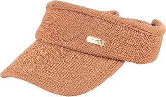 San Diego Hat Company Logo Hardware Stretchy Visor in Tan at Nordstrom Rack