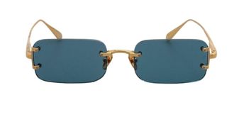 Linda Farrow TAYLOR LFL1131A Asian Fit C14 Womens Sunglasses Gold Size 53