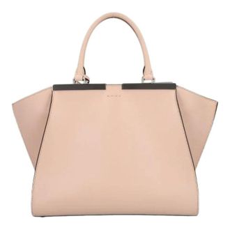 Fendi Pre-owned 3Jours Handtas - Dames - Pre-owned - Roze - Maat: ONE Size Leer