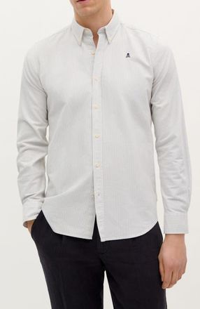 Scalpers New Oxford Bd Shirt in Beige at Nordstrom, Size 44 Eu