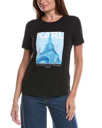Karl Lagerfeld Karl Lagerfeld Eiffel Tower T-Shirt