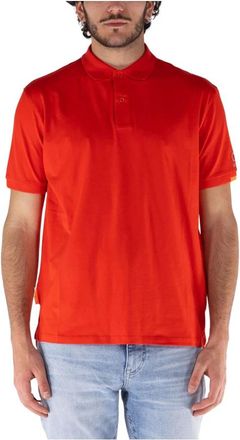 Suns Federico Back Polo Shirt - Heren - Polos - Rood - XL - Katoen - Tops