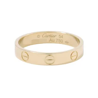 Cartier Yellow Gold Yellow Gold (18K) Band Ring (Pre-Owned)