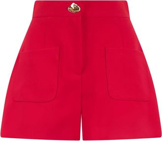 Moschino Korte Broeken, Dames, Rood, S, Polyester, Moderne shorts voor de zomer