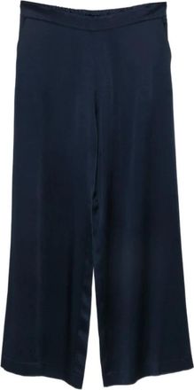 Clips Wijde broek - Dames - Wijde Broeken - Blauw - XL - Broeken
