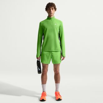 Nike Mens Nike ACG Second Sunrise Dri-FIT ADV 5 Brief-Lined Shorts in Green | IO9675-307