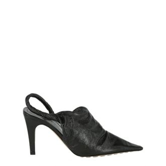 Bottega Veneta Bv Point Leather Pumps