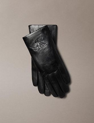 Calvin Klein Guantes De Piel Napa Suave Para Pantalla