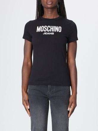 Moschino T-shirt in cotone con logo Moschino Jeans