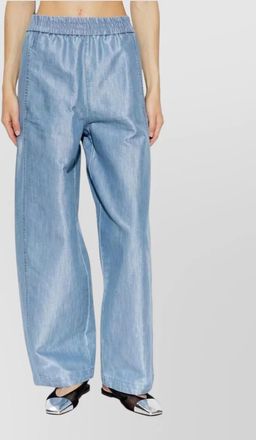 Emporio Armani wide-leg denim jeans