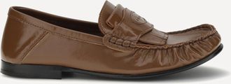 Marni Mocassini in pelle con nappine e tallone ripiegabile Woman 38
