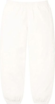SUPREME SS26 Classic Logo Sweatpant White SUP-SS26-062-WHT