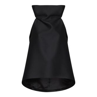 Balenciaga Top met hoge hals - Dames - Tops - Zwart - Maat: XS Zijde