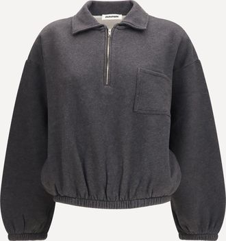 Darkpark Alva crop zip-up Sweatshirt with pocket Female XS