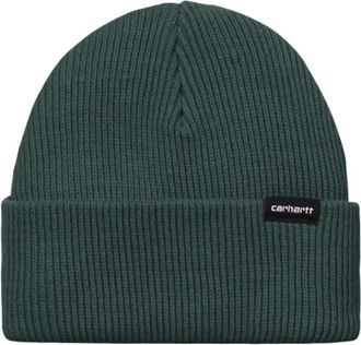 Carhartt Work in Progress Gordan Beanie - Heren - Hoeden - Groen - ONE Size - Polyester - Accessoires