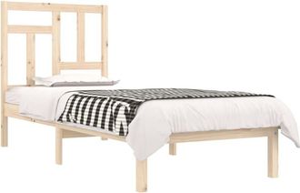 vidaXL Estructura de cama sin colchón madera maciza de pino 90x200 cm Vidaxl