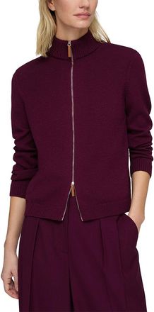 Lafayette 148 New York Fitted Silk-Blend Bomber