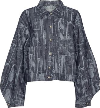 Henrik Vibskov Jack met print - Blauw