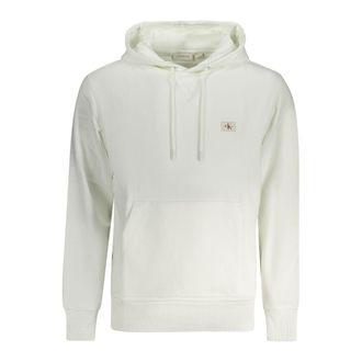 Calvin Klein Witte Katoenen Hoodie voor Heren