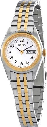 Seiko Essentials Quartz White Dial Ladies Watch SUR438