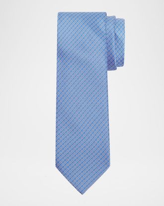Stefano Ricci Men & apos;s Dotted Floral Silk Tie