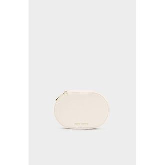 Katie Loxton Oval Jewellery Box in Off White at Nordstrom