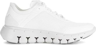 Gabor Schoenen, Dames, Wit, 38 1/2 EU, Leer, Sneaker Low